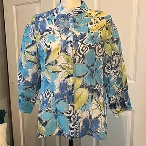 Alfred Dunner Petite Women’s button down blouse - 12P